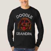 Doodle Grandpa Labradoodle Dog Father s Day T-Shirt (Vorderseite)
