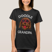 Doodle Grandpa Labradoodle Dog Father s Day T-Shirt (Vorderseite)
