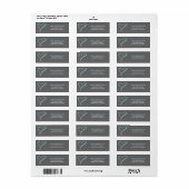 Doodle Heart Address Labels (Vorne)