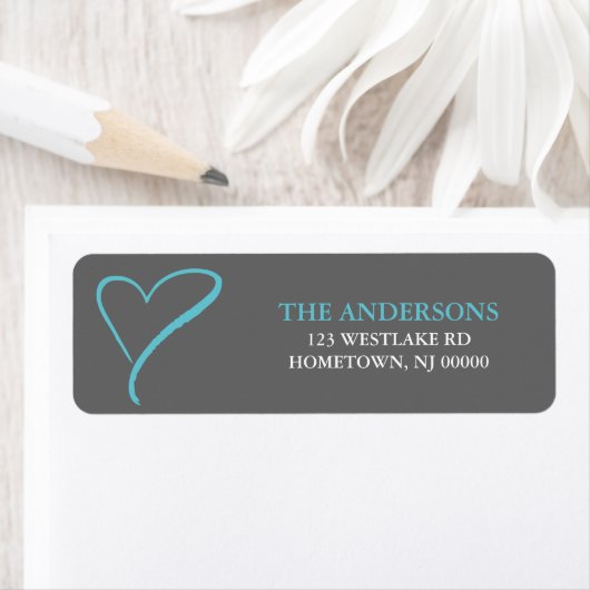 Doodle Heart Address Labels (Insitu)