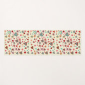 Doodle Hearts Muster Yogamatte (Vorderseite (Horizontal))