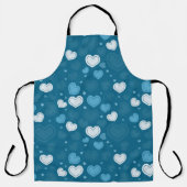 Doodle Hearts Schürze (Vorderseite)