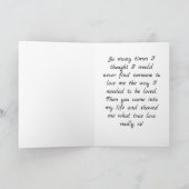 Doodle Herz Feiertagskarte (Innenseite)