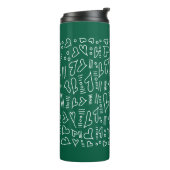 Doodle herzen 35 thermosbecher (Nach links gedreht)