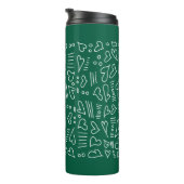 Doodle herzen 35 thermosbecher (Nach rechts gedreht)
