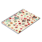 Doodle herzen notizblock (Linke Seite)