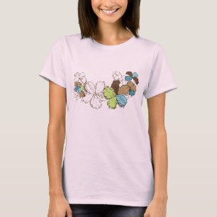 Doodle Hibiskus Ladys T-Shirt