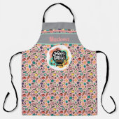 Doodle Hot Grill BBQ Summer Kitchen Schürze (Vorderseite)