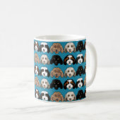 Doodle-Hund-Kaffeetasse Kaffeetasse (VorderseiteRechts)