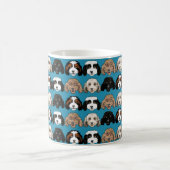 Doodle-Hund-Kaffeetasse Kaffeetasse (Mittel)