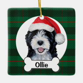 Doodle-Hund-Ornament Keramikornament