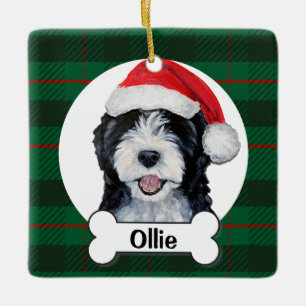 Doodle-Hund-Ornament Keramikornament