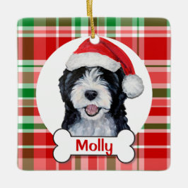 Doodle-Hund-Ornament Keramikornament