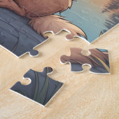 Doodle-Hund Puzzle (Seite)