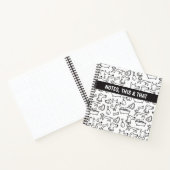 Doodle-Hunde Spiralblock Notizblock (Innenseite)