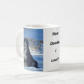 Doodle-Hundefan lustiger Home-Dekor Becher Kaffeetasse (Vorderseite Links)