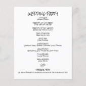 Doodle Illustrationen Hochzeiten in Schwarz und We (Rückseite)