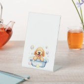 Doodle im Menü Tub Blank Sockelschild (In SItu)