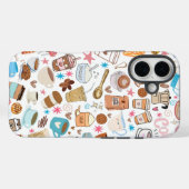 Doodle iPhone/iPad-Gehäuse des Kaffee-Lover Case-Mate iPhone Hülle (Rückseite (Horizontal))