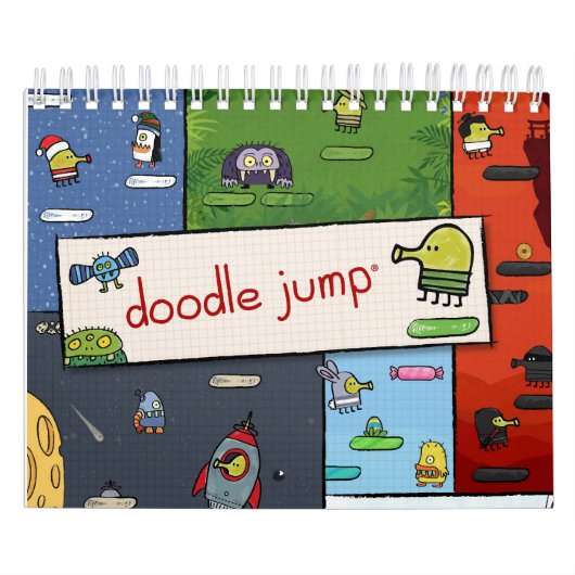 Doodle Jump 2021 Kalender (Titelbild)
