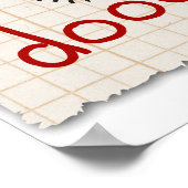 Doodle Jump Canvas Print Poster (Ecke)