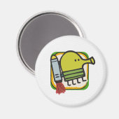 Doodle Jump Magnet (Vorderseite/Rückseite)