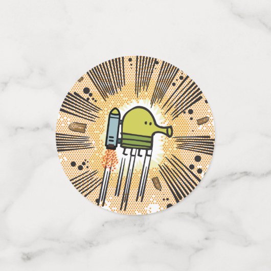 Doodle Jump Party Table Confetti Konfetti (Klein Vorderseite)