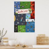 Doodle Jump Poster (Küche)