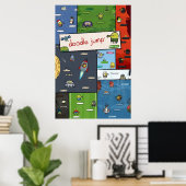 Doodle Jump Poster (Heimbüro)