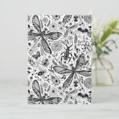 Doodle-Käfer auf dunkelblau (Stehend Vorderseite)