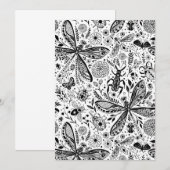 Doodle-Käfer auf dunkelblau (Vorne/Hinten)