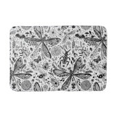 Doodle-Käfer auf dunkelblau Badematte (Vorderseite)