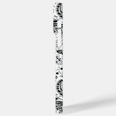 Doodle-Käfer auf dunkelblau Case-Mate iPhone Hülle (Rückseite / Links)