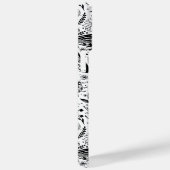 Doodle-Käfer auf dunkelblau Case-Mate iPhone Hülle (Rückseite / Rechts)