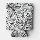 Doodle-Käfer auf dunkelblau Dosenkühler (Vorderseite)