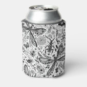 Doodle-Käfer auf dunkelblau Dosenkühler (Kanne Rückseite)