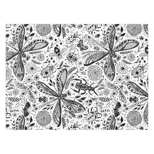 Doodle-Käfer auf dunkelblau Tischdecke (Vorderseite (Horizontal))