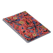 Doodle-Käfer auf Korallenrot Notizblock (Rechte Seite)