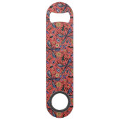 Doodle-Käfer auf Korallenrot Speed Flaschenöffner (Rückseite)