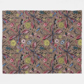 Doodle-Käfer auf mocha-braun Fleecedecke (Vorderseite (Horizontal))