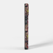 Doodle-Käfer auf mocha-braun iPhone Hülle (Rechte Seite)