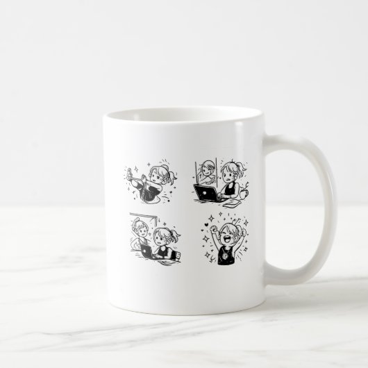 Doodle kaffeetasse (Rechts)