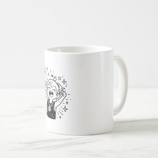 Doodle  kaffeetasse (VorderseiteRechts)