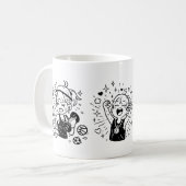 Doodle  kaffeetasse (Vorderseite Links)