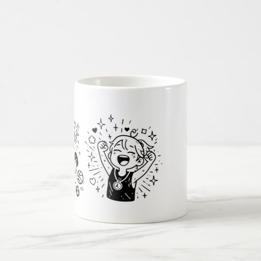 Doodle  kaffeetasse (Mittel)