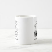 Doodle kaffeetasse (Mittel)