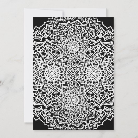 Doodle-Karte Feiertagskarte (Vorderseite)