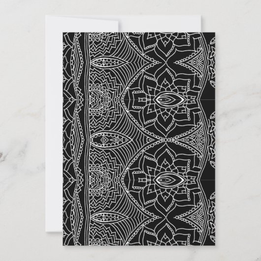 Doodle-Karte Feiertagskarte (Vorderseite)