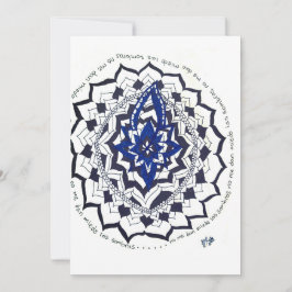 Doodle-Karte Feiertagskarte