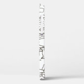 Doodle Katzen: schwarz-weiß. Case-Mate iPhone Hülle (Rückseite / Links)